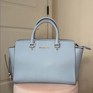 Michael Kors Selma Medium Saffiano Leather Satchel